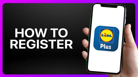 How to register for myLidl on lidl.com.